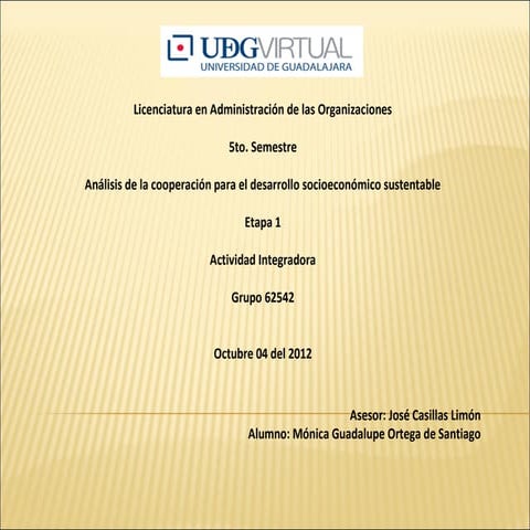 Análisis de la cooperación