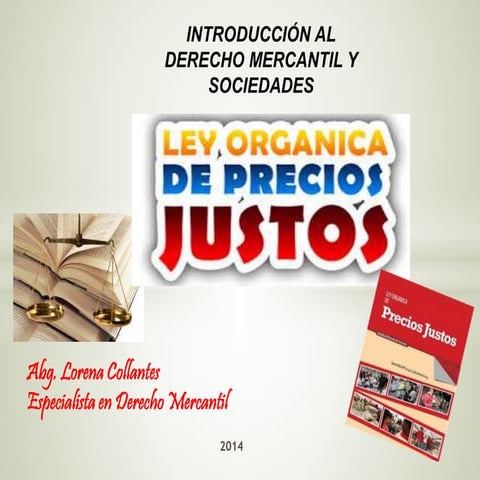 Análisis de la ley organica de precios justos