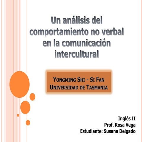 Análisis del comportamiento no verbal en la comunicación