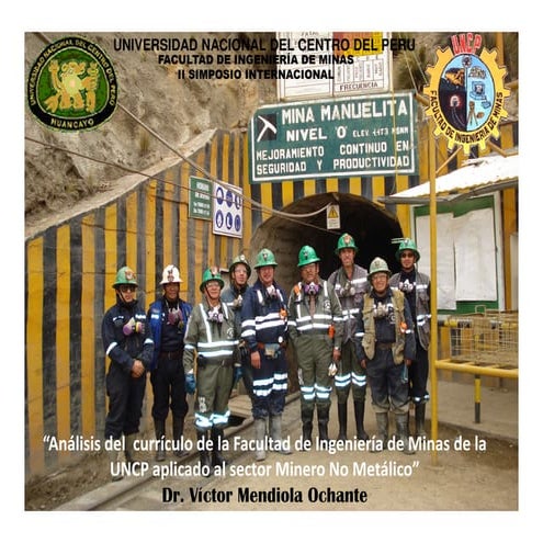 Análisis del currículo de la Facultad de Ingeniería de Minas de la UNCP aplic...