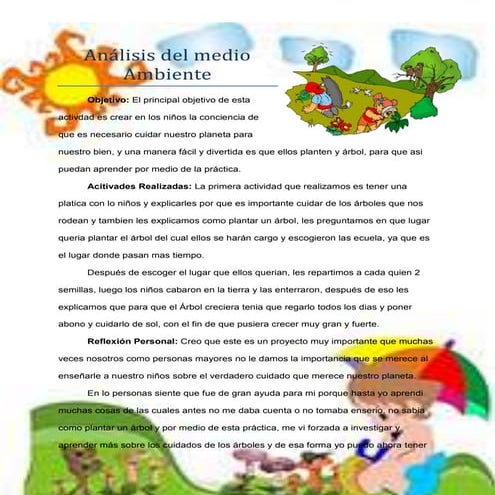 Análisis del medio ambiente