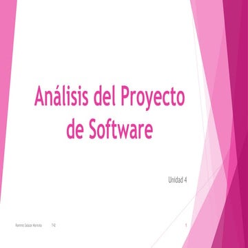 Análisis del Proyecto de Software