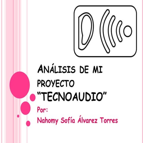 Análisis de mi proyecto