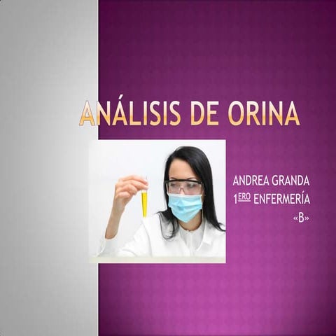 Análisis de orina
