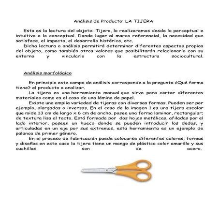 Análisis de producto