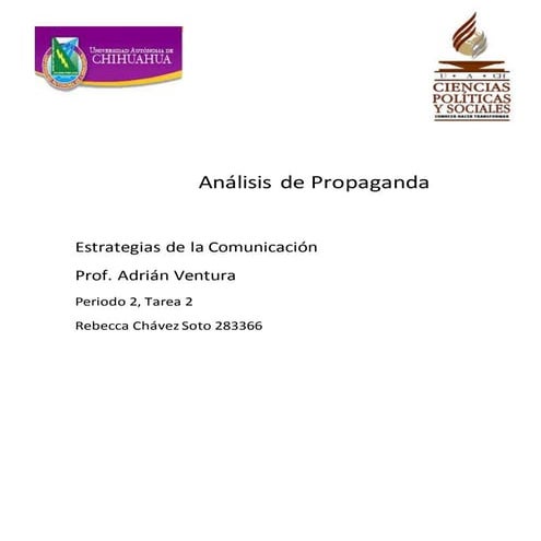 Análisis de propaganda