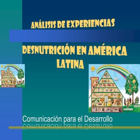 Análisis de proyectos sobre desnutrición