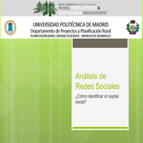 Análisis de redes sociales pres