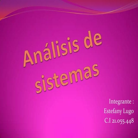 Análisis de sistemas listo(1) PPT