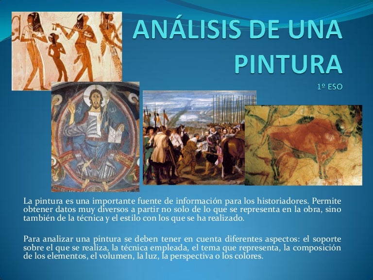 Análisis de una pintura - 1º ESO