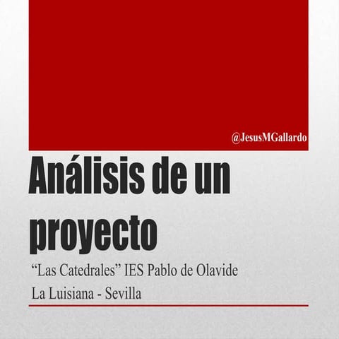 Análisis de un proyecto de referencia - #ABPmooc_INTEF