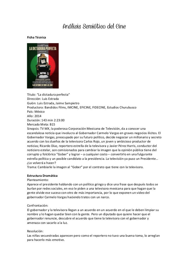Analisis Semotico Del Cine