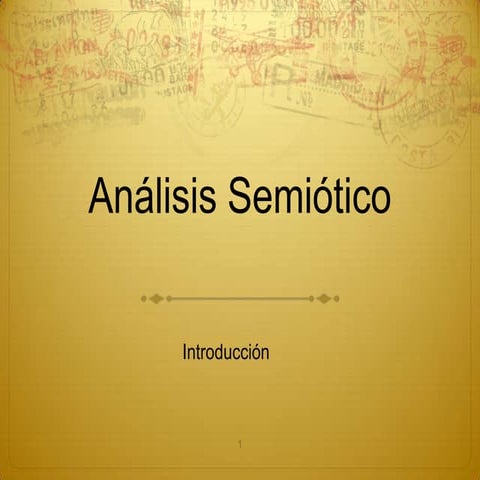 Analisis semiótico