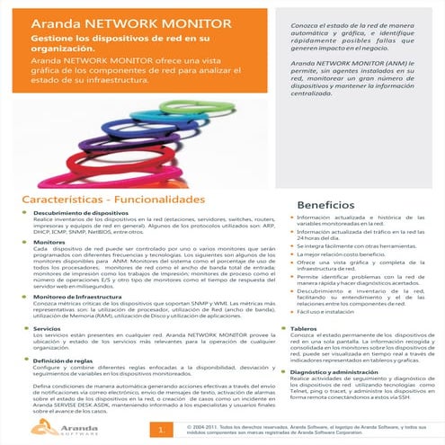 Aranda ASSET MANAGEMENT - Datasheet | PDF