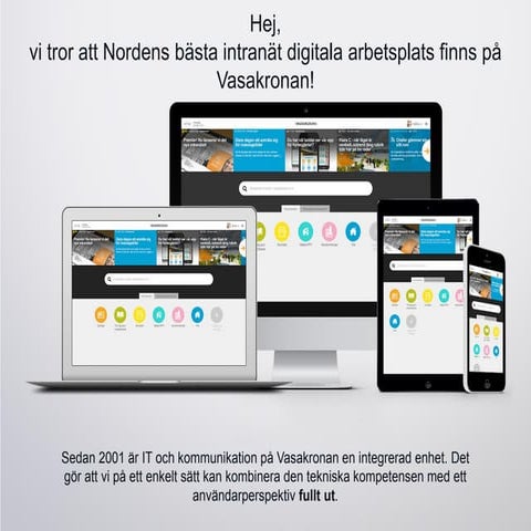 Nordens Bästa Intranät 2015, Hedersomnämnande - Vasakronan