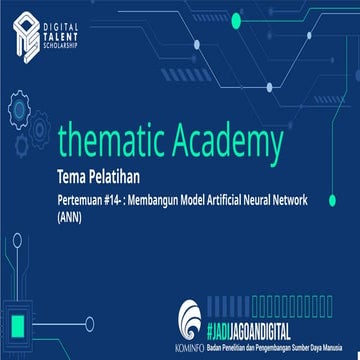 ANN(Artificial Neural Network) by Thematic Academy