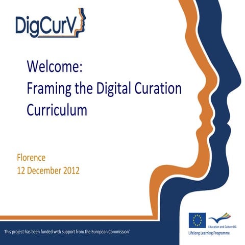 DigCurV - Introductions and Context