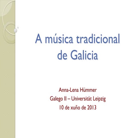 Música tradicional galega