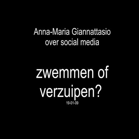 Anna Maria Giannattasio Presentatie