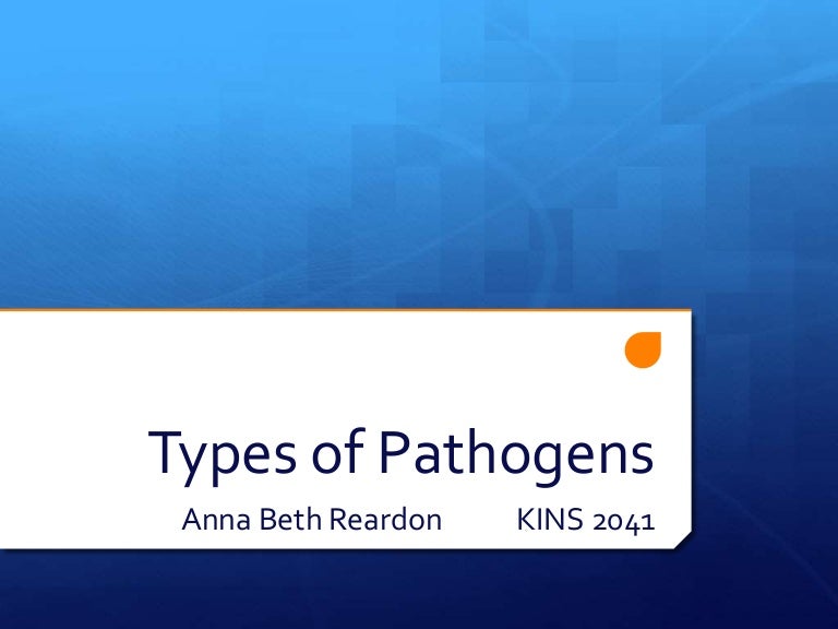 different types of pathogens
