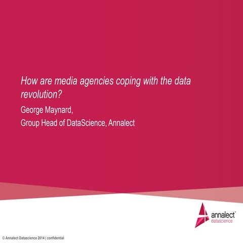 How media agencies solve the big data revolution