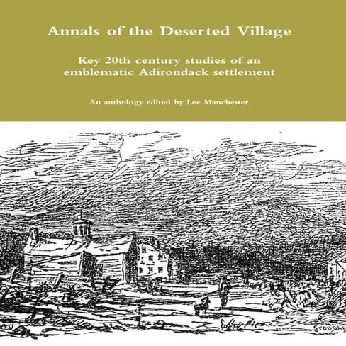 Annals of the Deserted Village (Part 1)