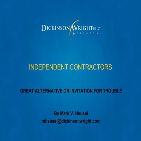 January 2011 - Business Law & Order -  Mark Heusel