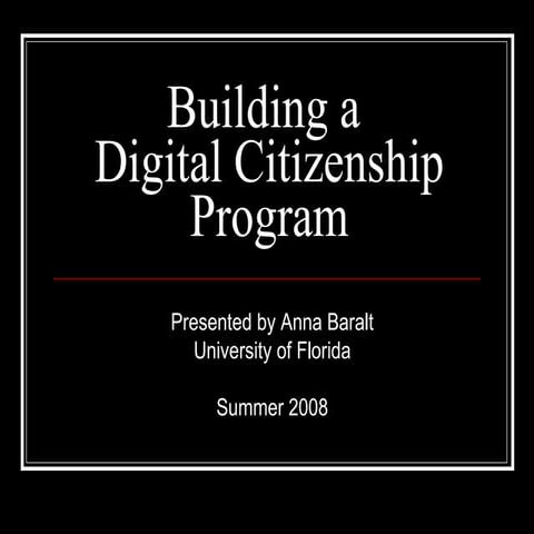 Digital Citizenship | PPTX