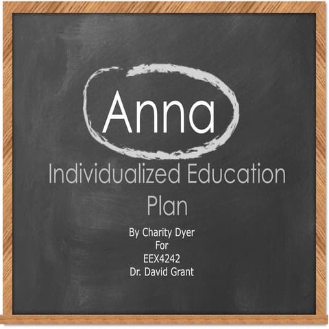 Anna's IEP