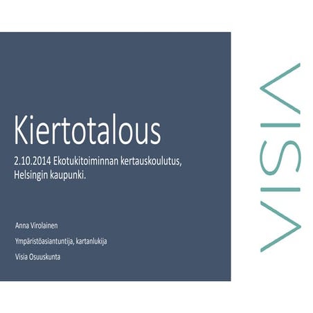 Kiertotalous (Circular Economy)