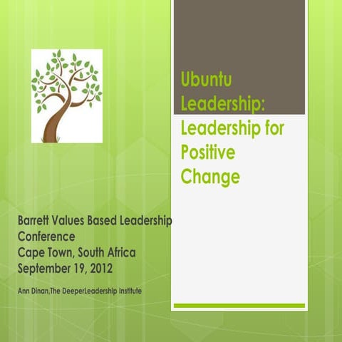 Ann Dinan - Ubuntu Leadership