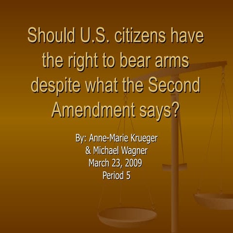 Second Amendment | PPT