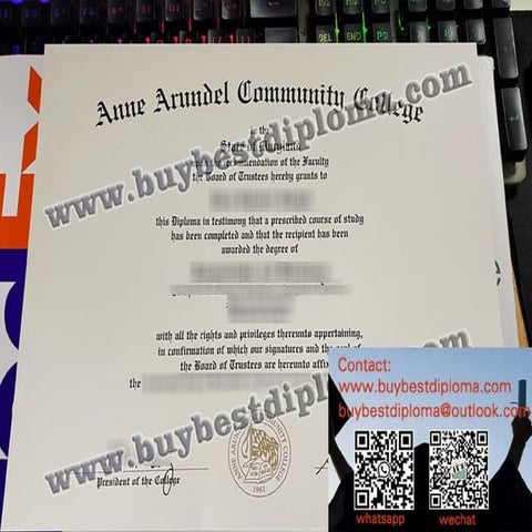 Anne Arundel Community College diploma