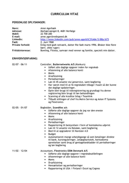 CV