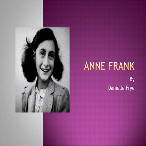 Anne Frank | PPT