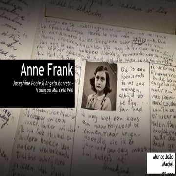 resumo do livro Anne Frank kfjgdklfjgkld
