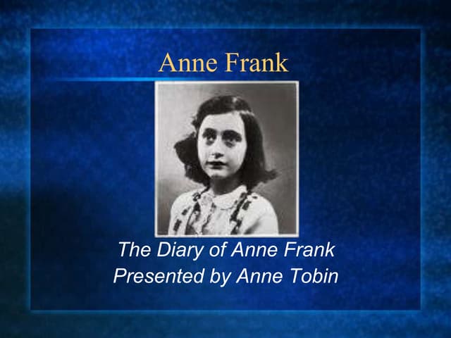 Annefrank ela