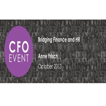 Anne Frisch, CFO at EPWN - Bridging Finance and HR