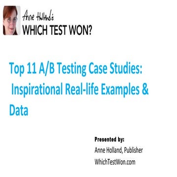 Top 7 A/B Testing Case Studies: Inspirational Real-life Examples & Data ...