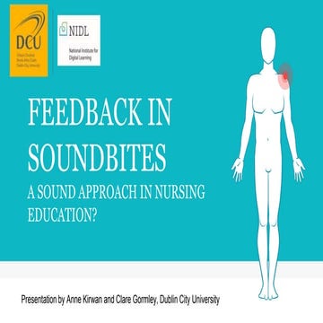 Feedback in Soundbites: A sound approach in Nursing Education?