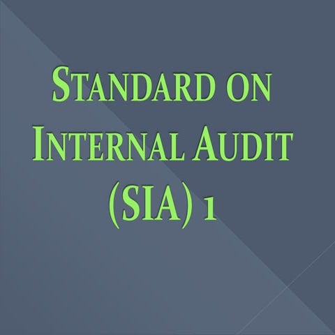 Standards of Internal Audit