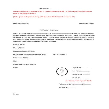 Annexure f | DOCX