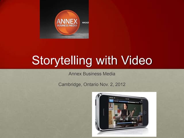 Annex Business Media presentation by Ellin Bessner, Centennial Journalism