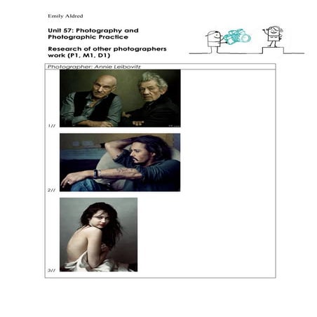 Annie Leibovitz // Task 1