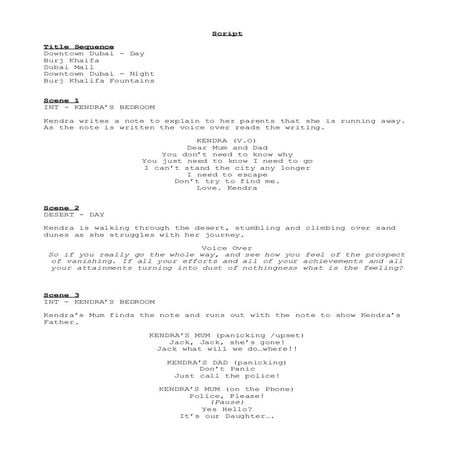 Annika script word | DOCX