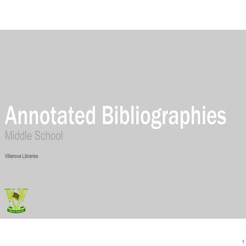 Annotated bibliographies middle_school_science