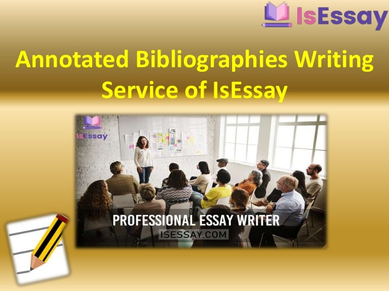 Get annotated bibliography written