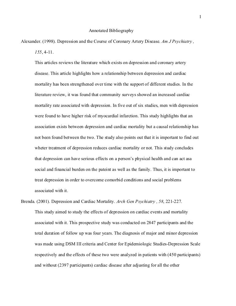 Apa annotated bibliography doc