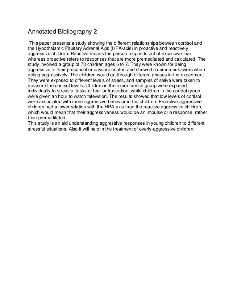 Apa annotated bibliography sample paper picture