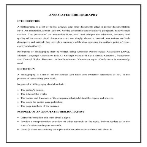ANNOTATED_BIBLIOGRAPHY ASSIGNMENT.pdf Ms. Shweta Singh